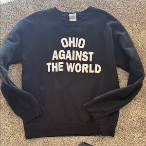 Ohio Against The World Black crewneck sweatshirt size small